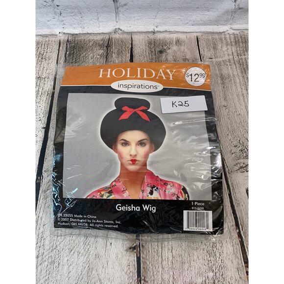 HOLIDAY INSPIRATIONS Unisex Geisha Wig / One Size - Picture 1 of 3